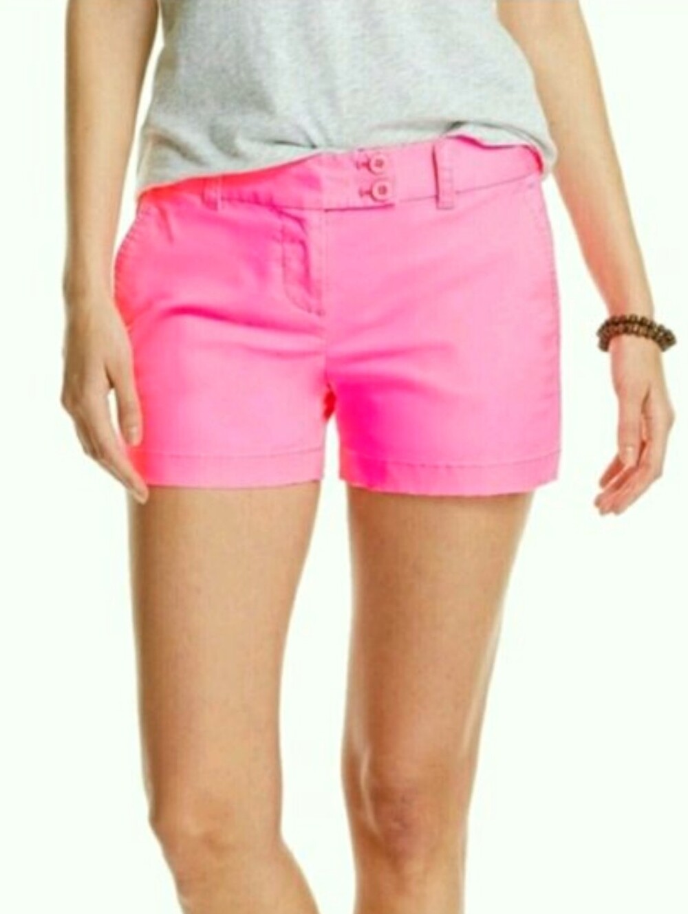 Vineyard Vines Neon Pink Dayboat Shorts Sz 14 Twill Chino Summer Shorts